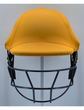 Cricket Helmet Cover Gold Front